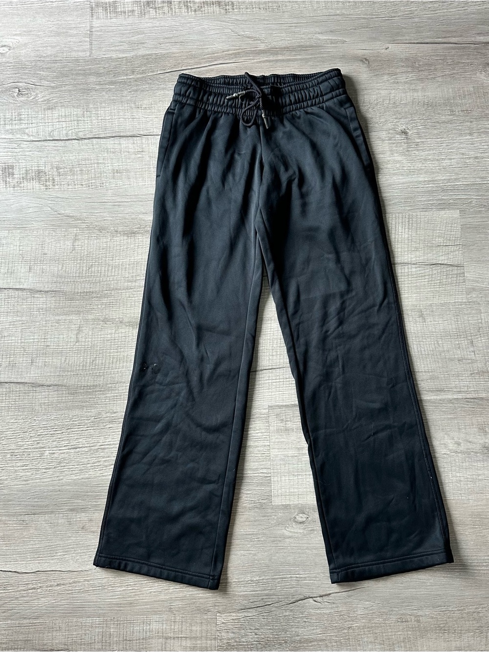 Under Armour Black Women's Track Pants with Drawstring Waist